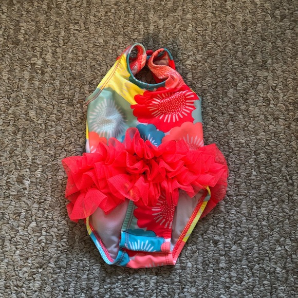 Cat & Jack Other - Cat & Jack Floral Infant Swimsuit